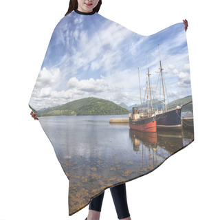 Personality  Inveraray Fishing Boats Hair Cutting Cape