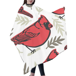 Personality  Birds Collection Cardinal Background Hair Cutting Cape