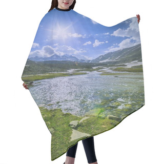 Personality  Morning Lake Hair Cutting Cape