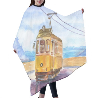 Personality  Old Tram  Hair Cutting Cape