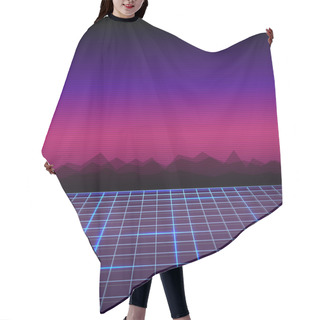 Personality  Abstract Retro Background Hair Cutting Cape
