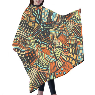 Personality  Seamless Pattern With Hair Cutting Cape