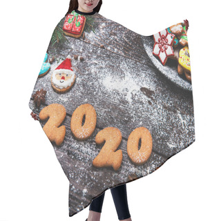 Personality  Gingerbreads For New 2020 Year Hair Cutting Cape