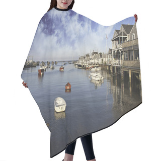 Personality  Homes Over Water In Nantucket At Sunset, Massachusetts Hair Cutting Cape