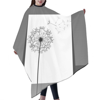 Personality  Dandelion Flower Background - Flyer Desing Hair Cutting Cape