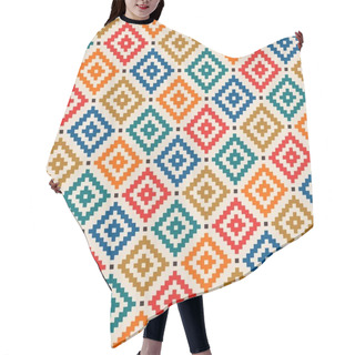 Personality  Colorful Seamless Aztec Geometric Pattern   Hair Cutting Cape