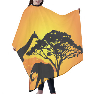 Personality  African Animals Hair Cutting Cape
