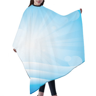 Personality  Ocean Background Hair Cutting Cape