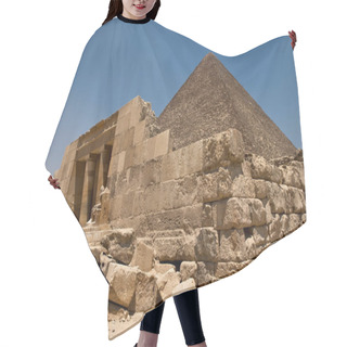 Personality  Pyramid Of Cheops And Entrance To Tomb, Giza, Egypt Hair Cutting Cape