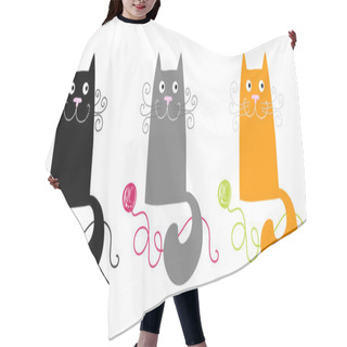 Personality  Funny Cats Hair Cutting Cape