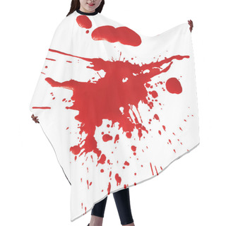 Personality  Drop Of Red Blood Hair Cutting Cape