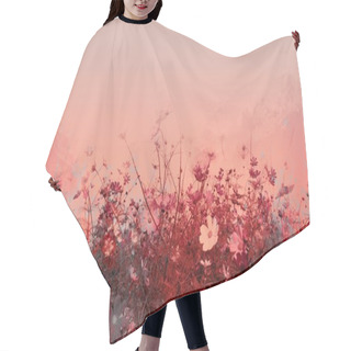 Personality  Seamless Border With Flowers Hair Cutting Cape