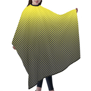 Personality  Halftone Dot Pattern Background - Vector Illustration From Circles In Varying Sizes Hair Cutting Cape