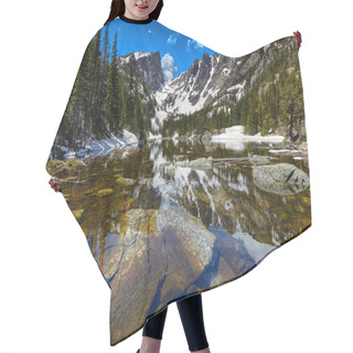 Personality  Dream Lake At The Rocky Mountain National Park Hair Cutting Cape