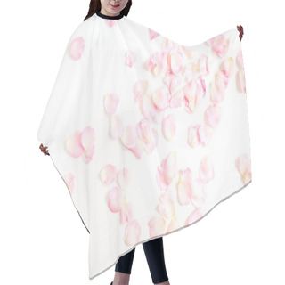 Personality  Pink Rose Petals Pattern Hair Cutting Cape
