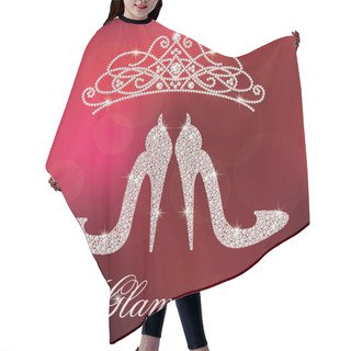 Personality  Glamour Design Elements. Hair Cutting Cape