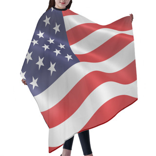 Personality  American Flag Hair Cutting Cape