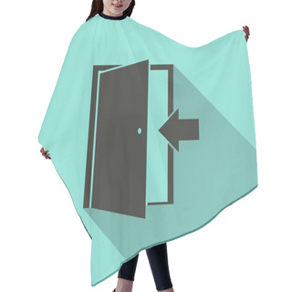 Personality  Door Icon Hair Cutting Cape