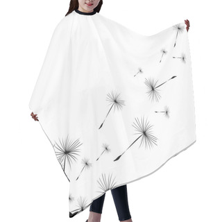 Personality  Silhouette Of A Dandelion Hair Cutting Cape
