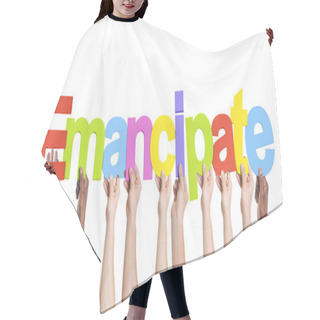 Personality  Arms With Emancipate Concepts Hair Cutting Cape