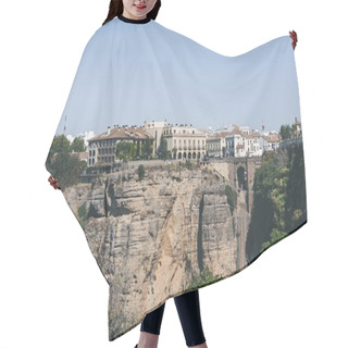 Personality  Scenic View Of Buildings On Rock, Ronda, Spain Hair Cutting Cape