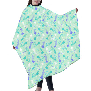 Personality  Pattern With Stars Hair Cutting Cape