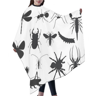 Personality  Insects Hair Cutting Cape