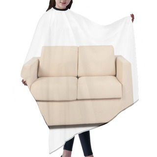 Personality  Couch Isolated On White Background Hair Cutting Cape