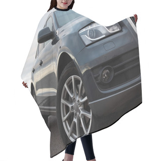 Personality  Headlight And Front Wheel Hair Cutting Cape