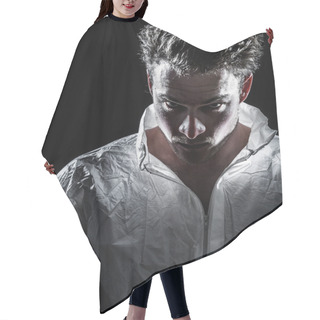 Personality  Obscure Freaky Psycho Man Hair Cutting Cape