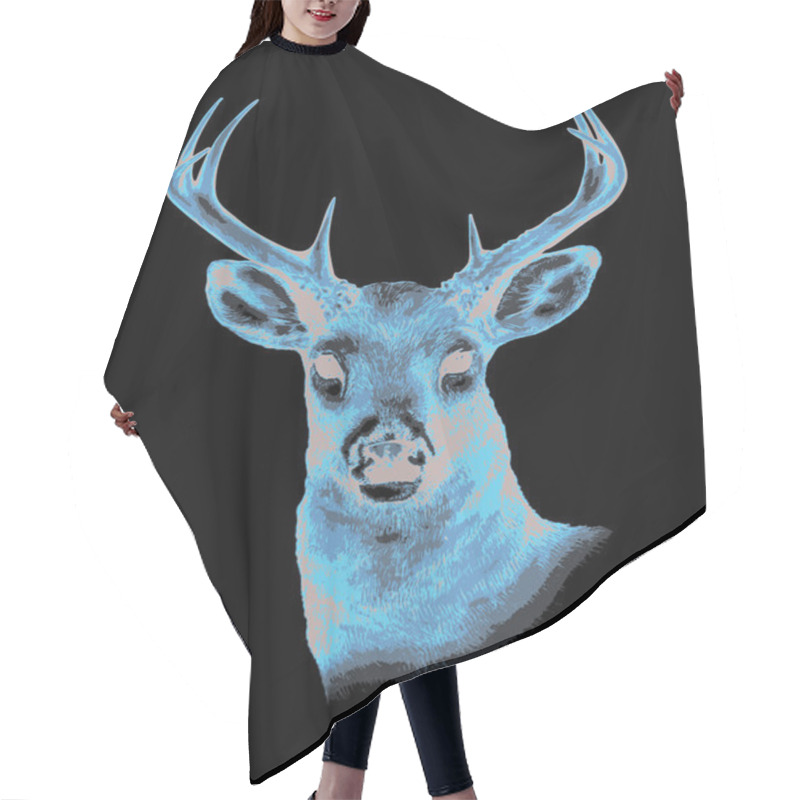 Personality  WHITETAIL DEER Hair Cutting Cape