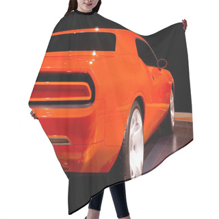 Personality  Orange Muscle Car Hair Cutting Cape
