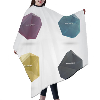 Personality  Abstract Geometric Solids Hair Cutting Cape