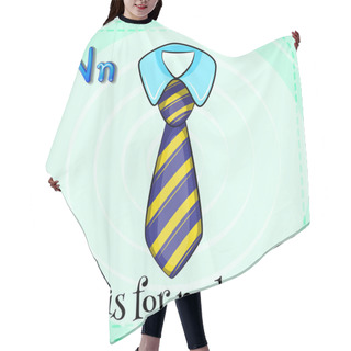 Personality  A Letter N Hair Cutting Cape