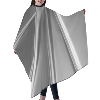 Personality  Silver Soft Silk Fabric Background Hair Cutting Cape