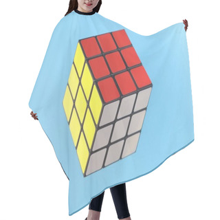 Personality  Rubik's Cube On A Colorful Background Hair Cutting Cape