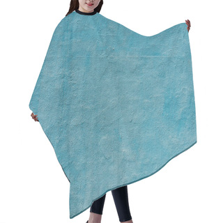 Personality  Old Blue Scratched Concrete Wall Textured Background Hair Cutting Cape