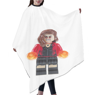 Personality  Scarlet Witch Custom Lego Minifigure Hair Cutting Cape