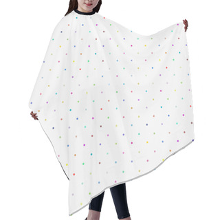Personality  Color Pattern, Seamless Polka Dot Background Hair Cutting Cape