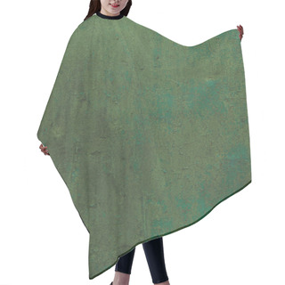 Personality  Green Wall Texture Hair Cutting Cape
