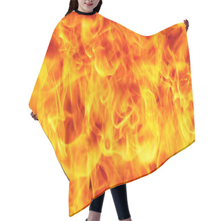 Personality  Blaze Fire Flame Texture Background Hair Cutting Cape