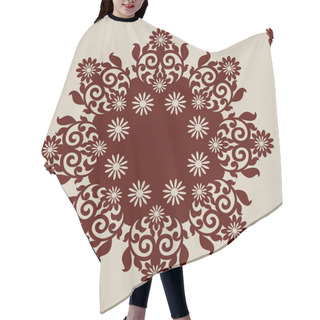 Personality  The Template Mandala Pattern For Decorative Rosette Hair Cutting Cape
