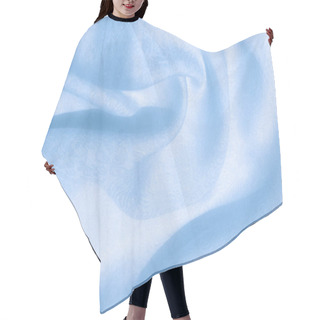 Personality  Texture, Background, Pattern. Fabric - Silk Light. Pale Blue Col Hair Cutting Cape