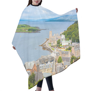 Personality  Panorama Of Oban, A Resort Town Within The Argyll And Bute Council Area Of Scotland. Hair Cutting Cape
