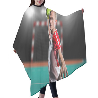 Personality  Sportsman Throwing Ball Hair Cutting Cape