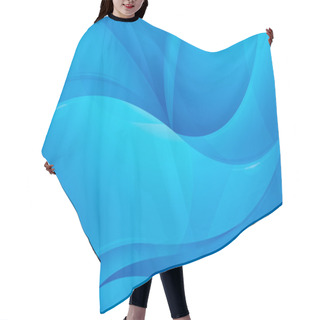 Personality  Wave Abstract Background Hair Cutting Cape