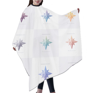 Personality  Premium Diamond Colorful Collection. Hair Cutting Cape