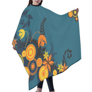 Personality  Retro Flowers Hair Cutting Cape