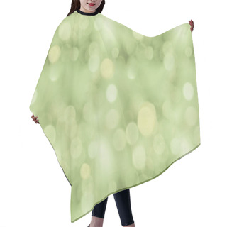 Personality  Green Blurred Texture Hair Cutting Cape