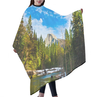 Personality  Half Dome Rock , The Landmark Of Yosemite National Park,California Hair Cutting Cape